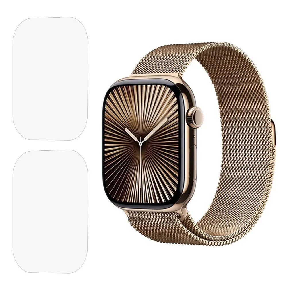 Apple Watch 10 (42mm) Skærmbeskyttelsesfilm - 2 Stk. - Gennemsigtig