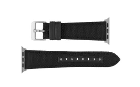 Apple Watch 42/44/45mm Strap - Black Ballistic Lorica