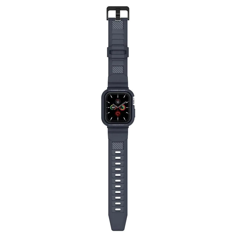 Apple Watch (44-45mm) Spigen Rugged Armor Pro Case - TPU Cover - Charcoal Grey