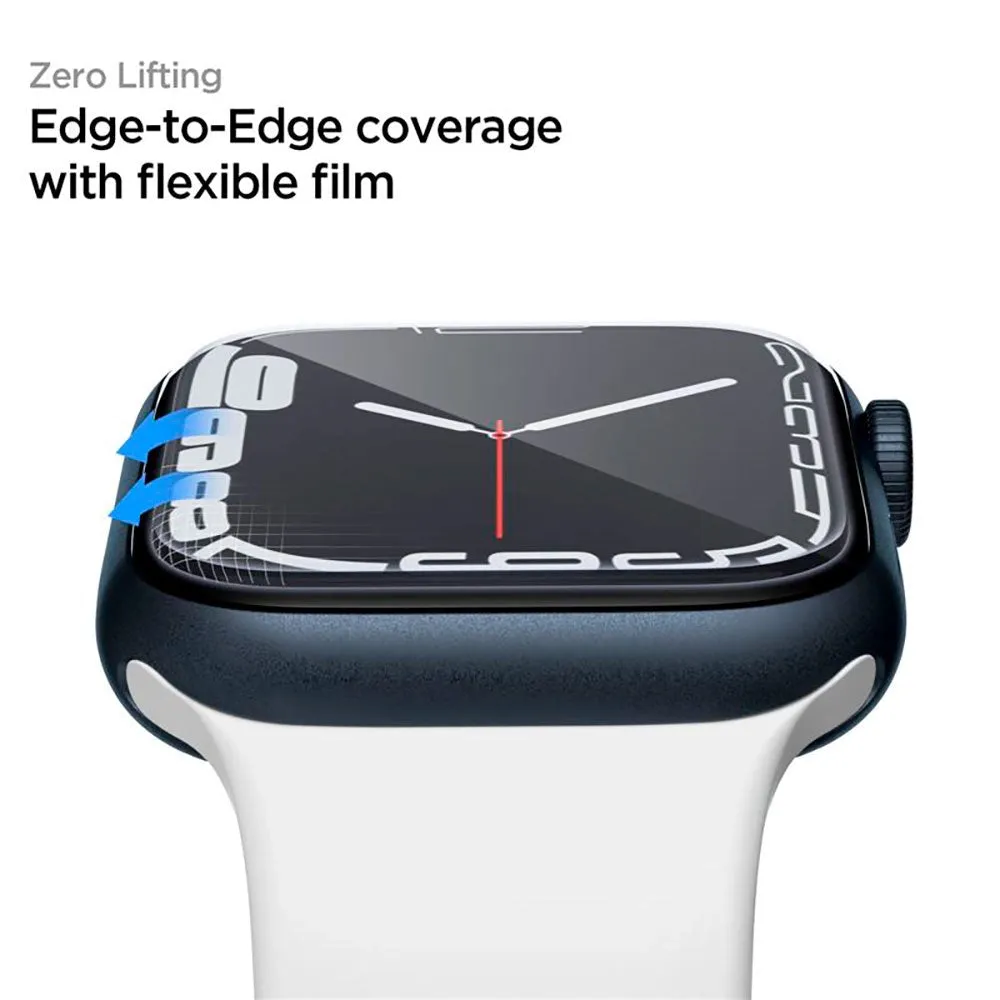 Apple Watch (45 / 44 mm) Spigen NeoFlex Beskyttelsesfilm - 3-Pack - Gennemsigtig