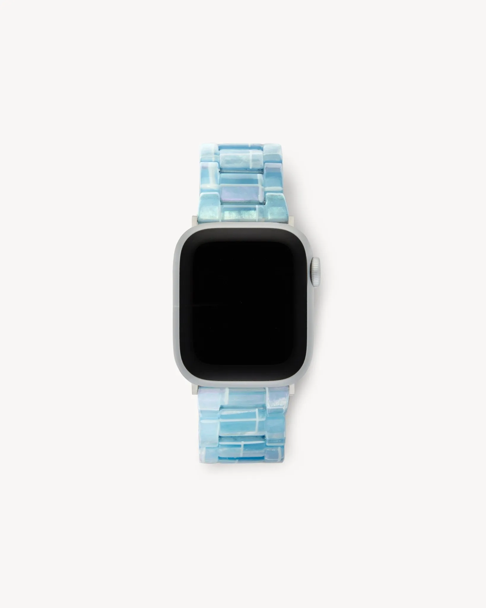 Apple Watch Band in Blue Shell Checker