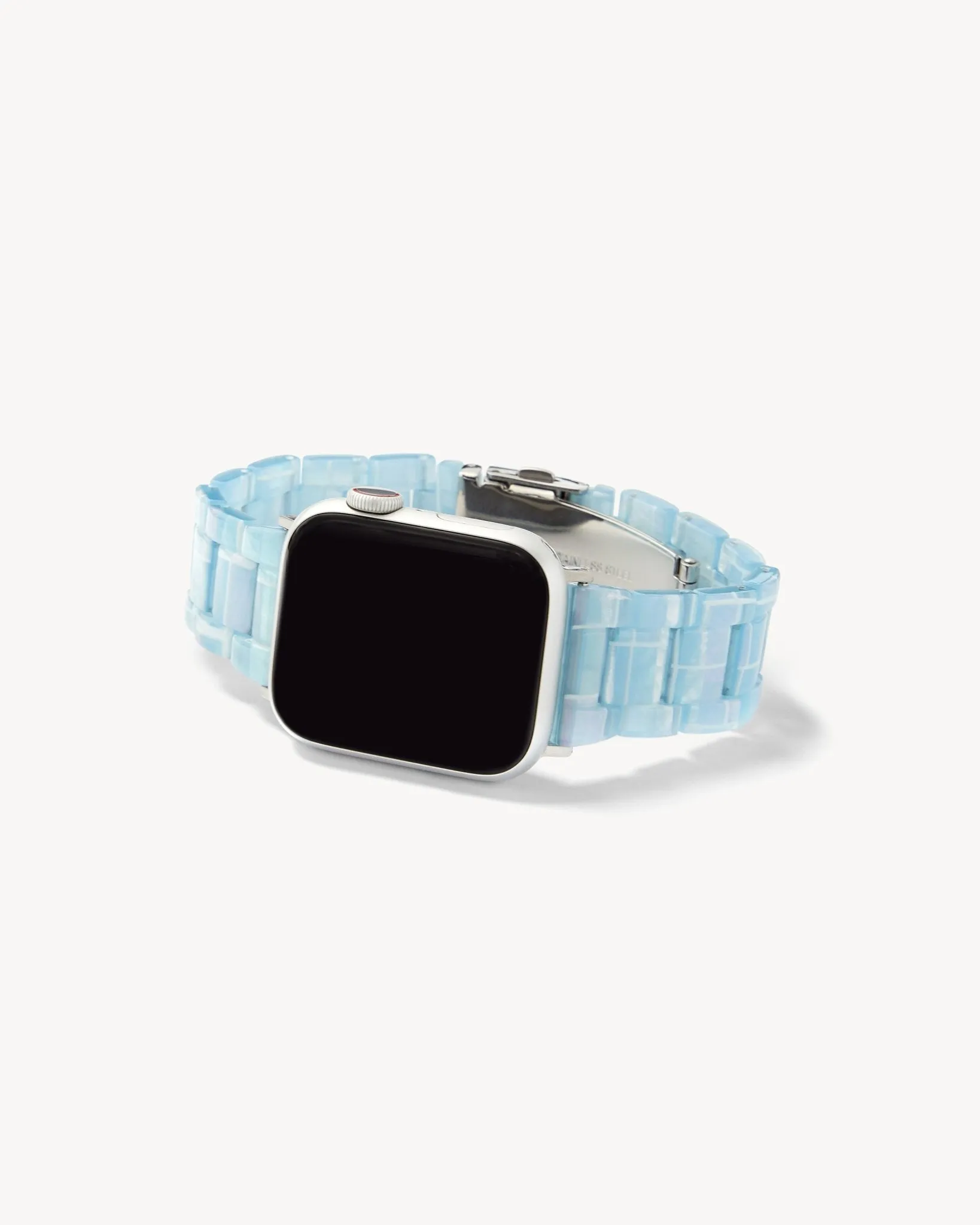 Apple Watch Band in Blue Shell Checker