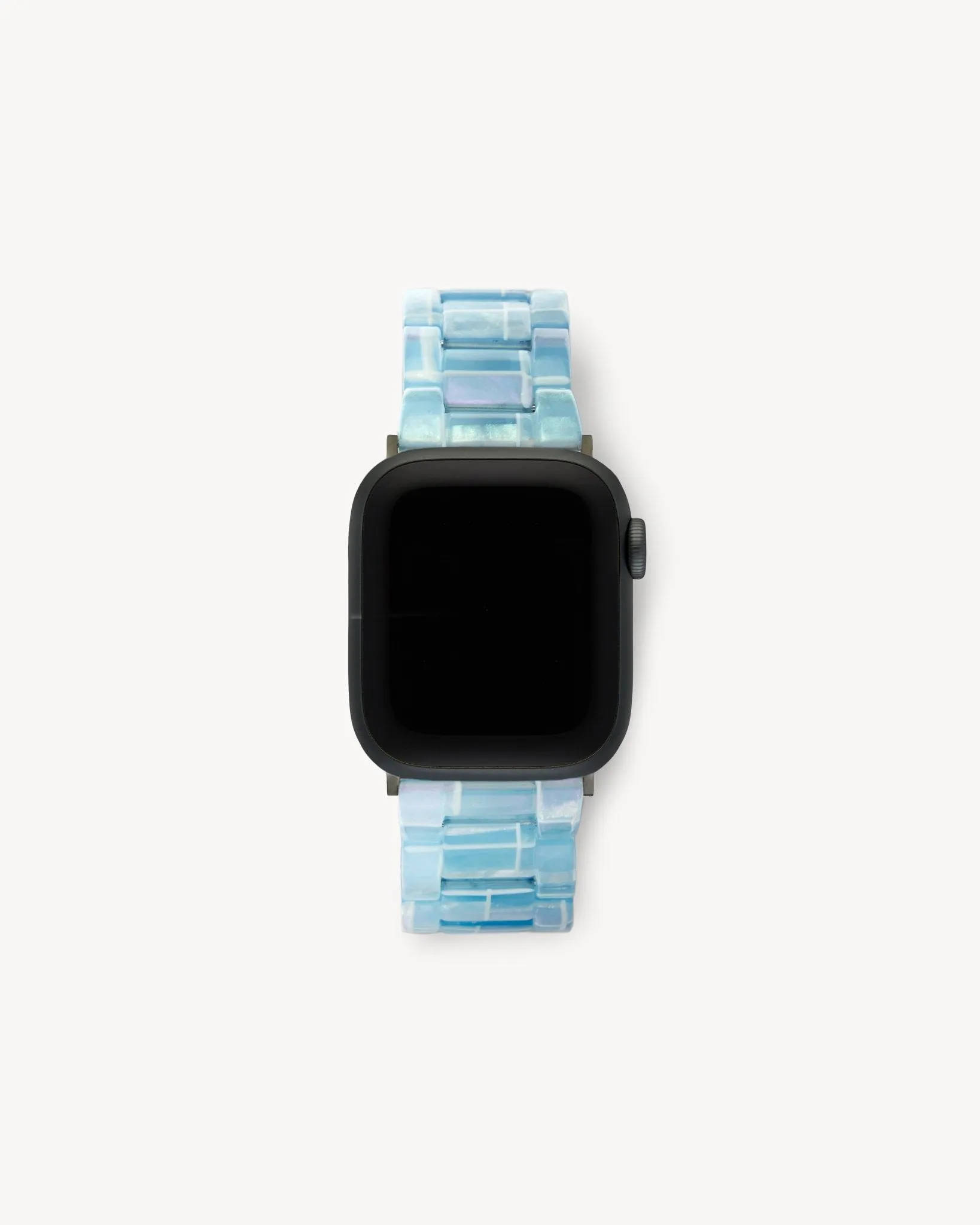 Apple Watch Band in Blue Shell Checker