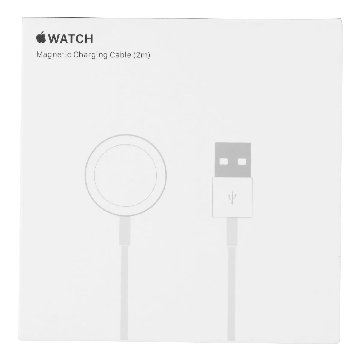 Apple Watch Magnetic 2M Charging Cable A1570 MJVX2AM/A White Retail Box