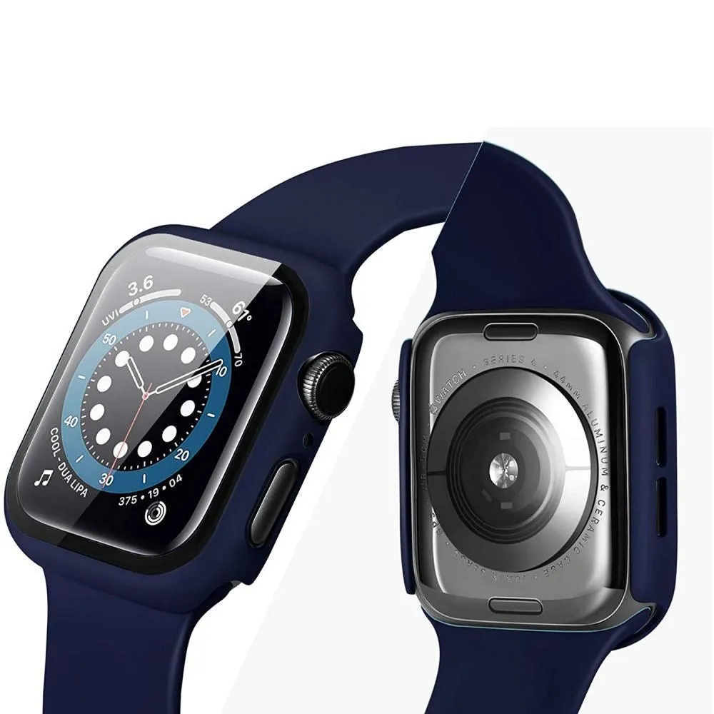 Apple Watch Tech-Protect DEFENSE360 Smartwatch Cover m. Skærmbeskyttelse - 44mm - Gennemsigtig