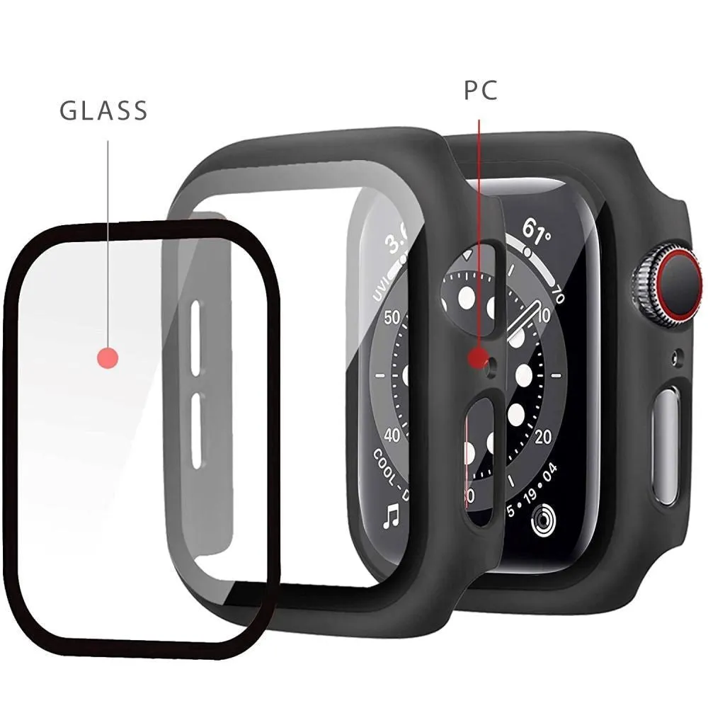 Apple Watch Tech-Protect DEFENSE360 Smartwatch Cover m. Skærmbeskyttelse - 44mm - Gennemsigtig