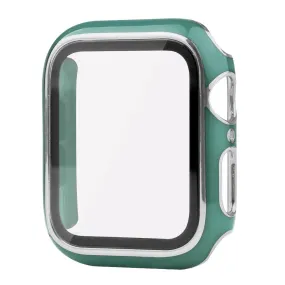 Apple Watch Ultra 1/2 (49mm) Hård Plast Cover m. Indbygget Skærmbeskyttelse - Grøn / Sølv