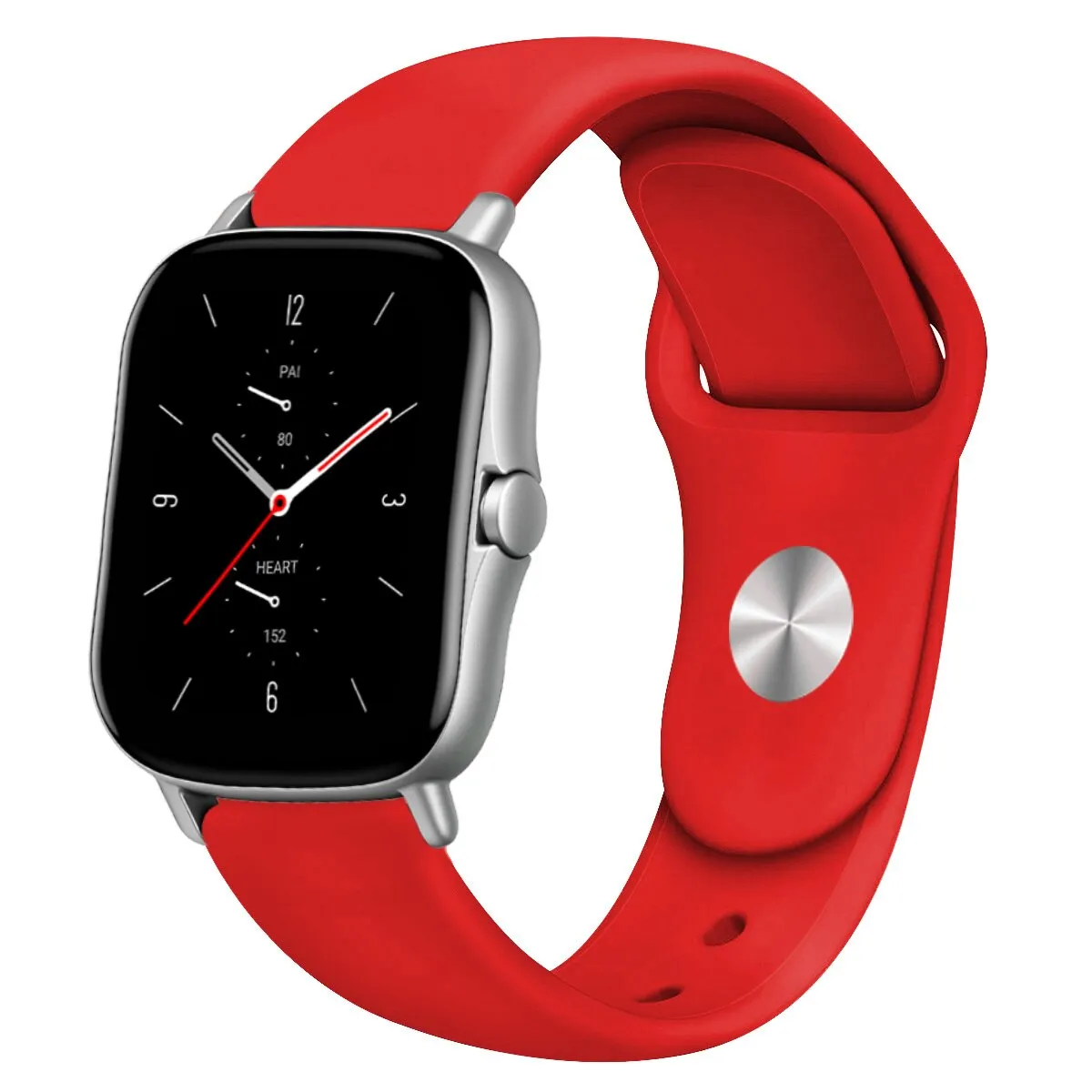 Apple Watch Ultra 49mm / 45mm / 44mm / 42mm | Soft Silicone Sport Straps | Red