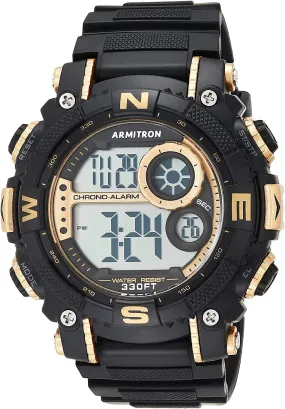 Armitron Sport Men's Digital Chronograph Resin Strap Watch