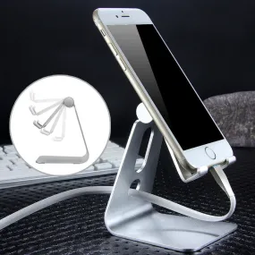 Armor King Solid Aluminum Alloy Metal Desktop Mobile Phone Support Tablet Stand Mount Holder Cradle