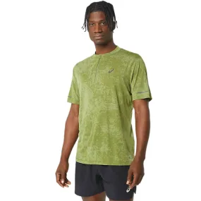 asics Metarun Pattern 1/2 Zip Men's Tee