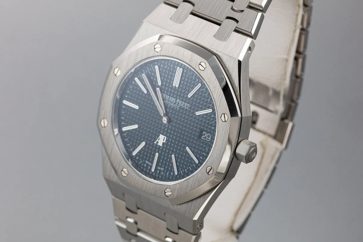 Audemars Piguet Royal Oak "Jumbo" Extra-Thin 15202ST.OO.1240ST.01 with Box and Papers