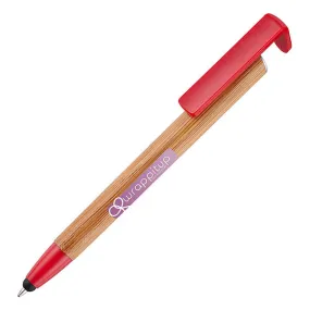 Autograph Bamboo Phone Up Ballpen - Full Colour