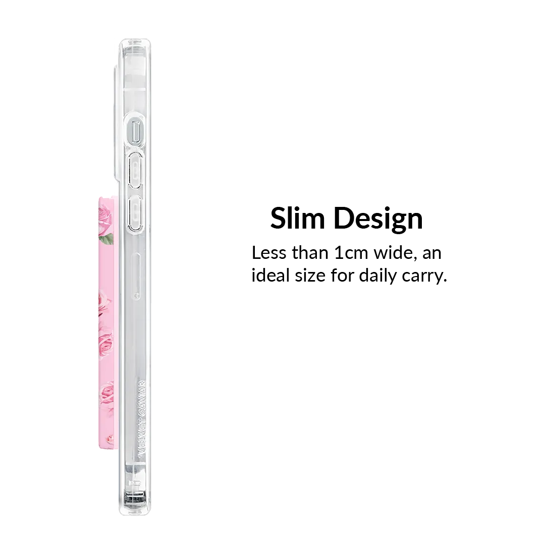 Baby Pink Roses MagSafe Wallet