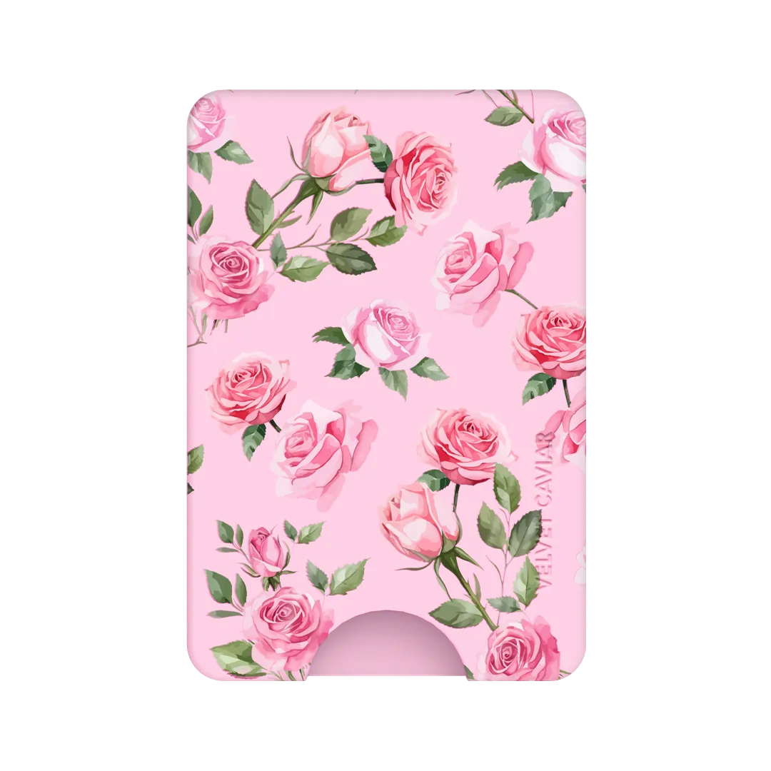 Baby Pink Roses MagSafe Wallet