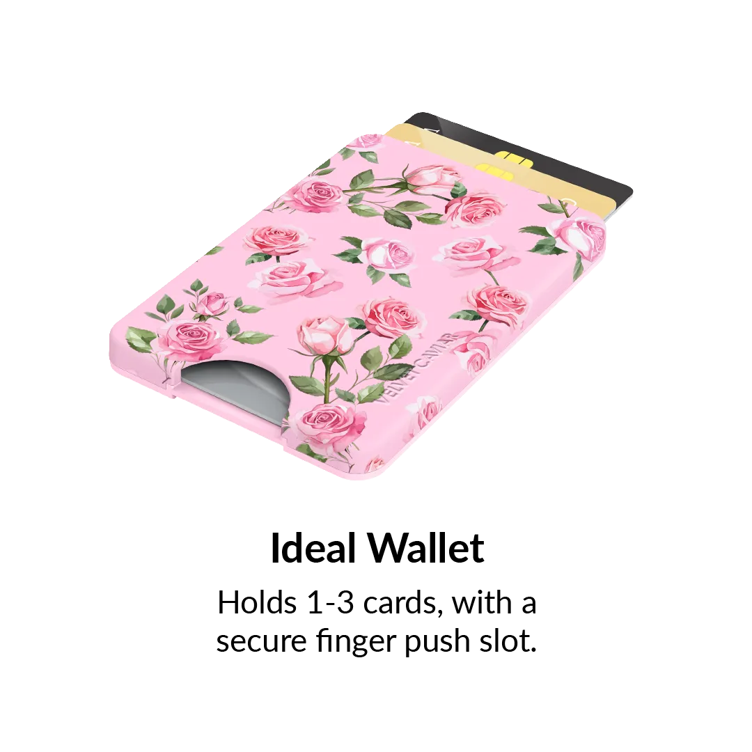 Baby Pink Roses MagSafe Wallet