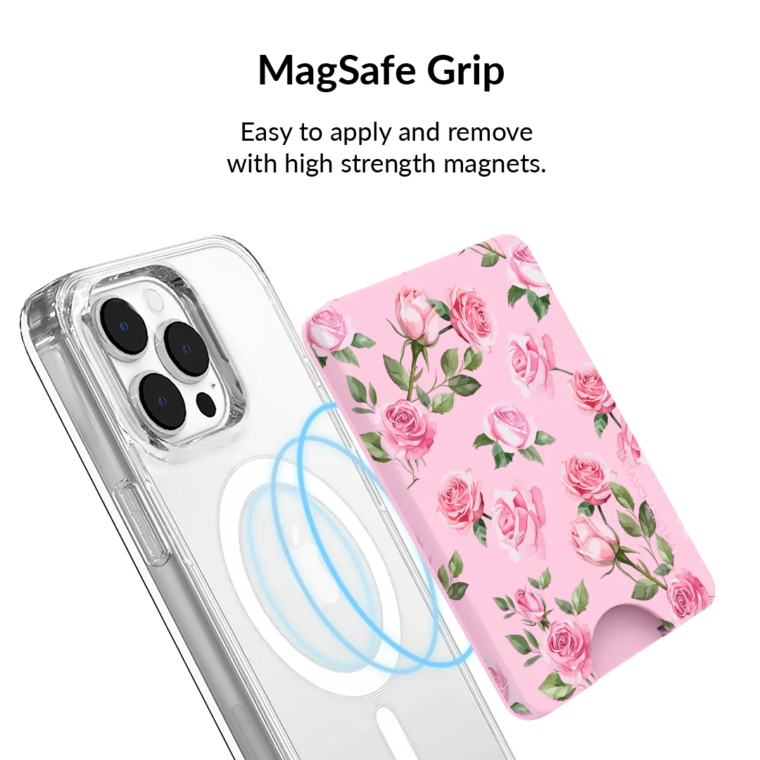 Baby Pink Roses MagSafe Wallet