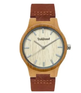 Bamboo with Leather Band