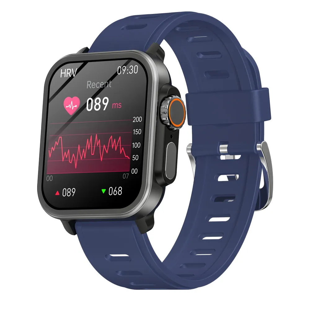 BEARSCOME VEE Bluetooth Call ECG/EKG Blood Oxygen Sleep Monitoring Music SmartWatch