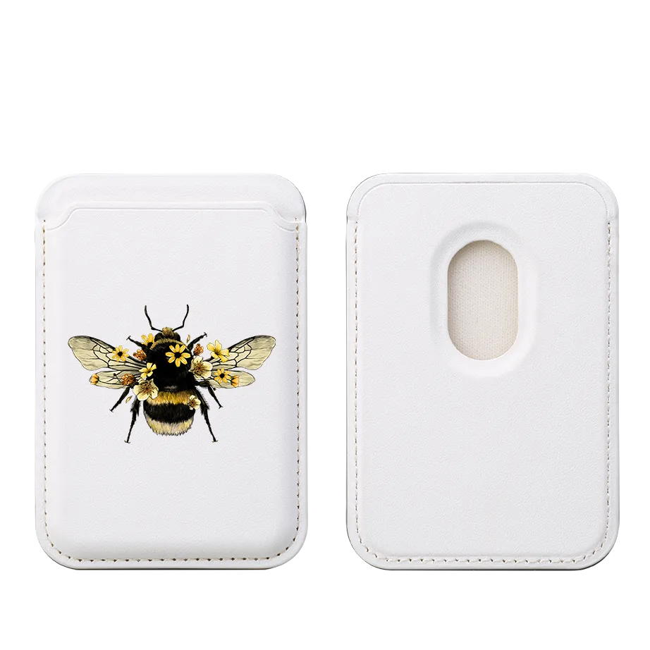 Bee I MagSafe Wallet- White