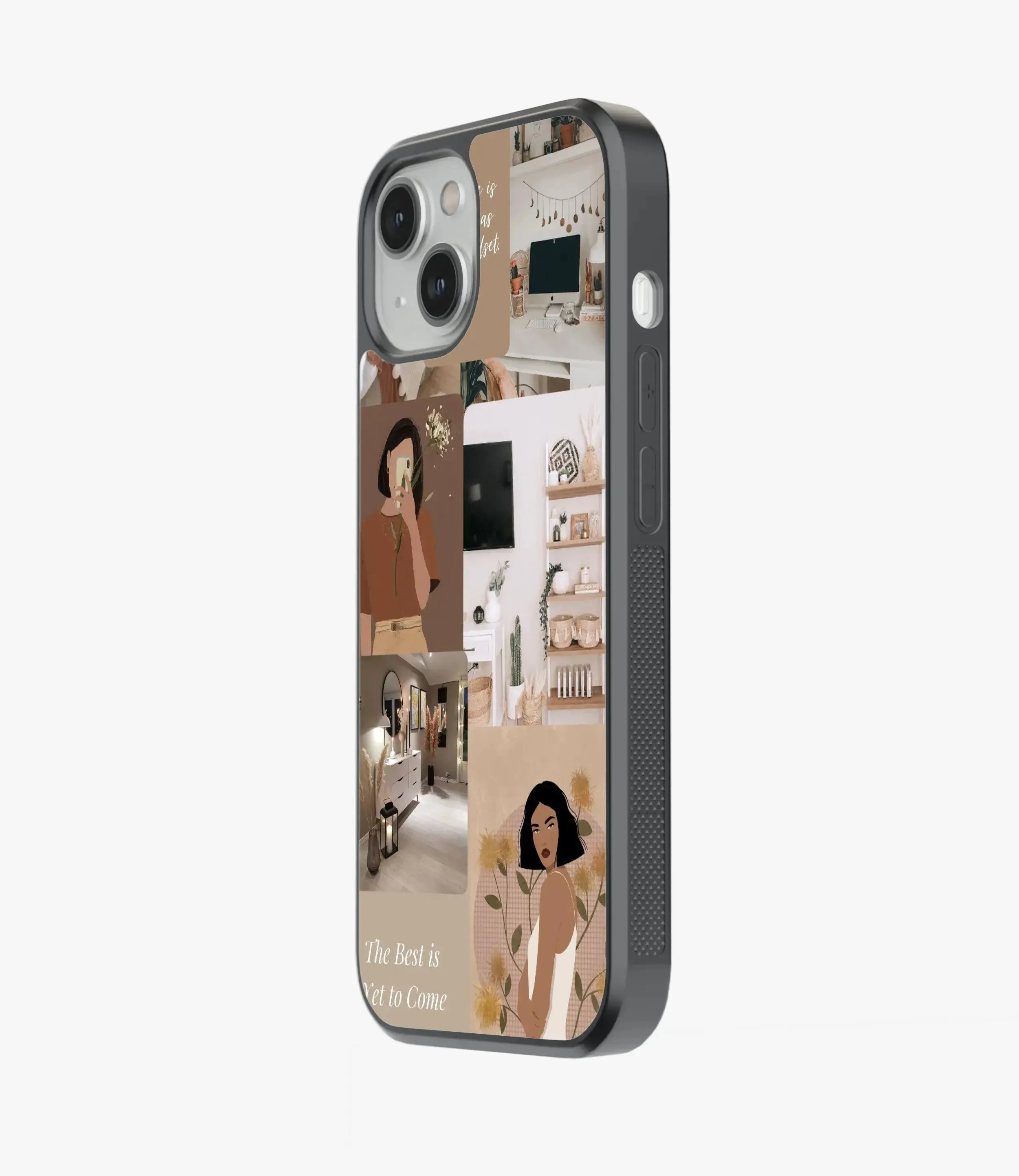 Best Is Yet To Come Aesthetic Glass Phone Case