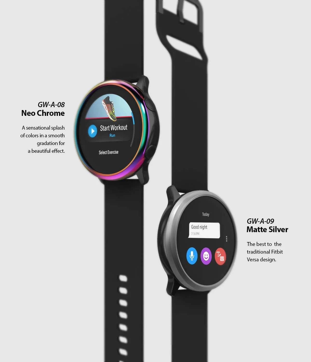 Bezel Styling Cover for Galaxy Watch Active (2019) - [Stainless Steel]