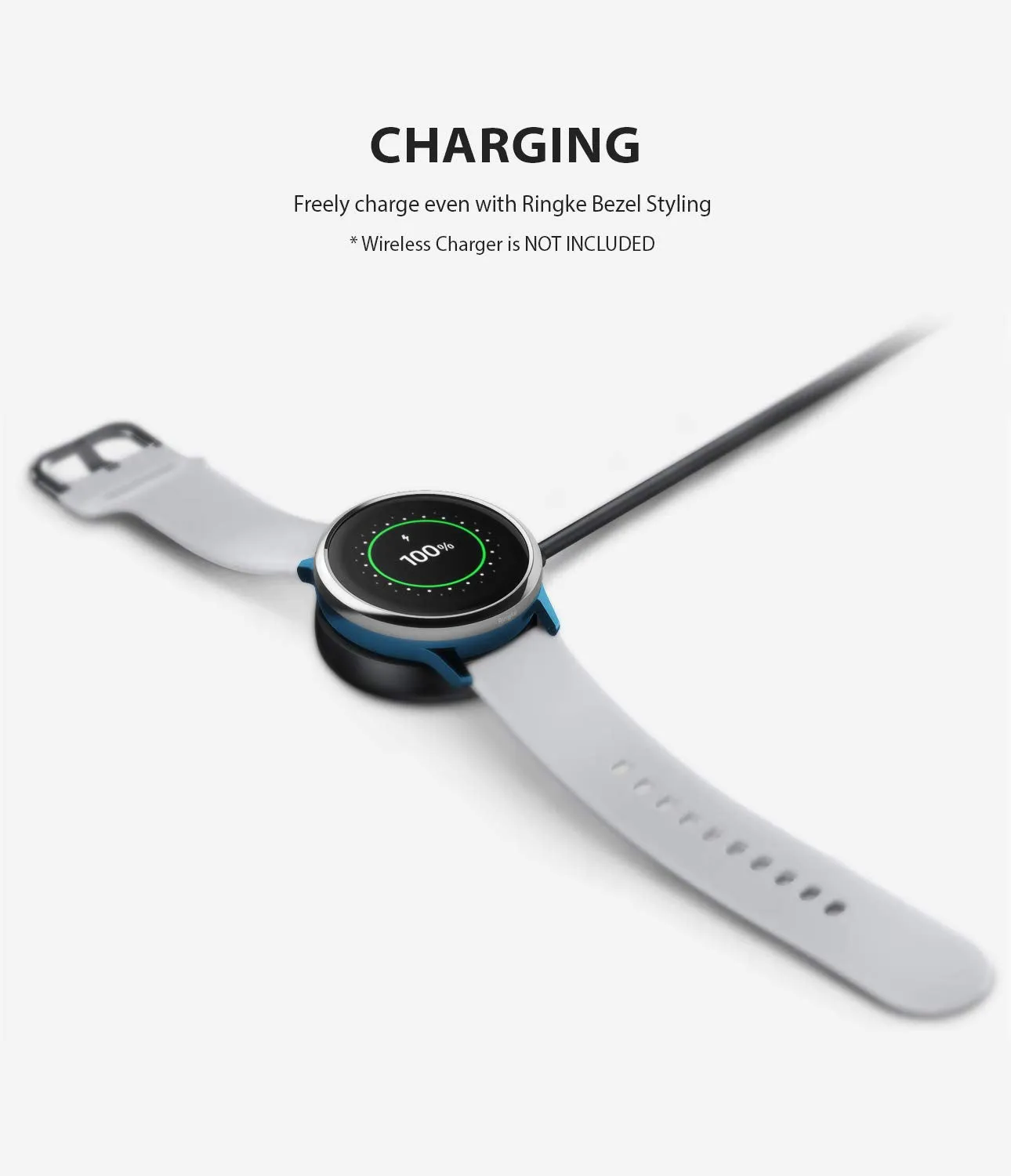 Bezel Styling Cover for Galaxy Watch Active (2019) - [Stainless Steel]