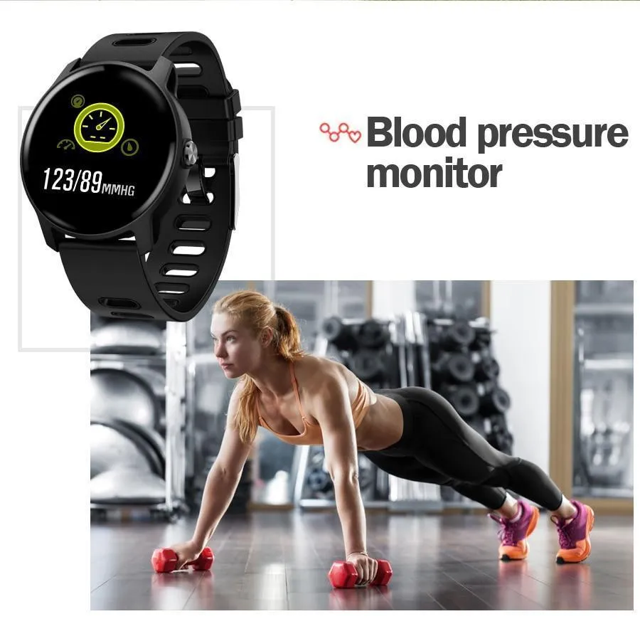 Bluetooth Sport Smart Watch IP68 waterproof Clock Fitness Tracker Heart Rate Monitor Smartwatch for IOS Android