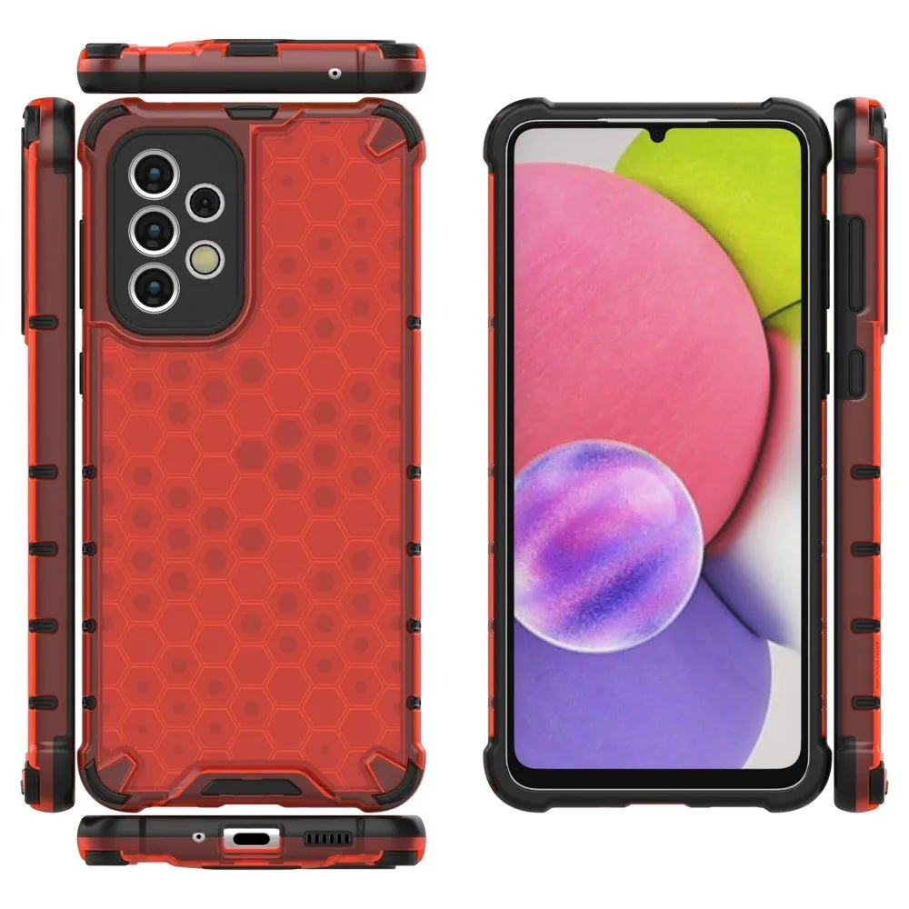 Bofink Honeycomb Samsung Galaxy A33 5G case - Red