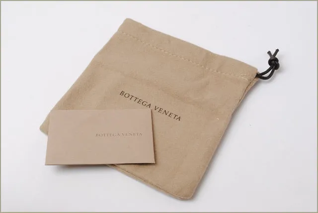 Bottega Veneta Card Case Intrecciato Blue/Black