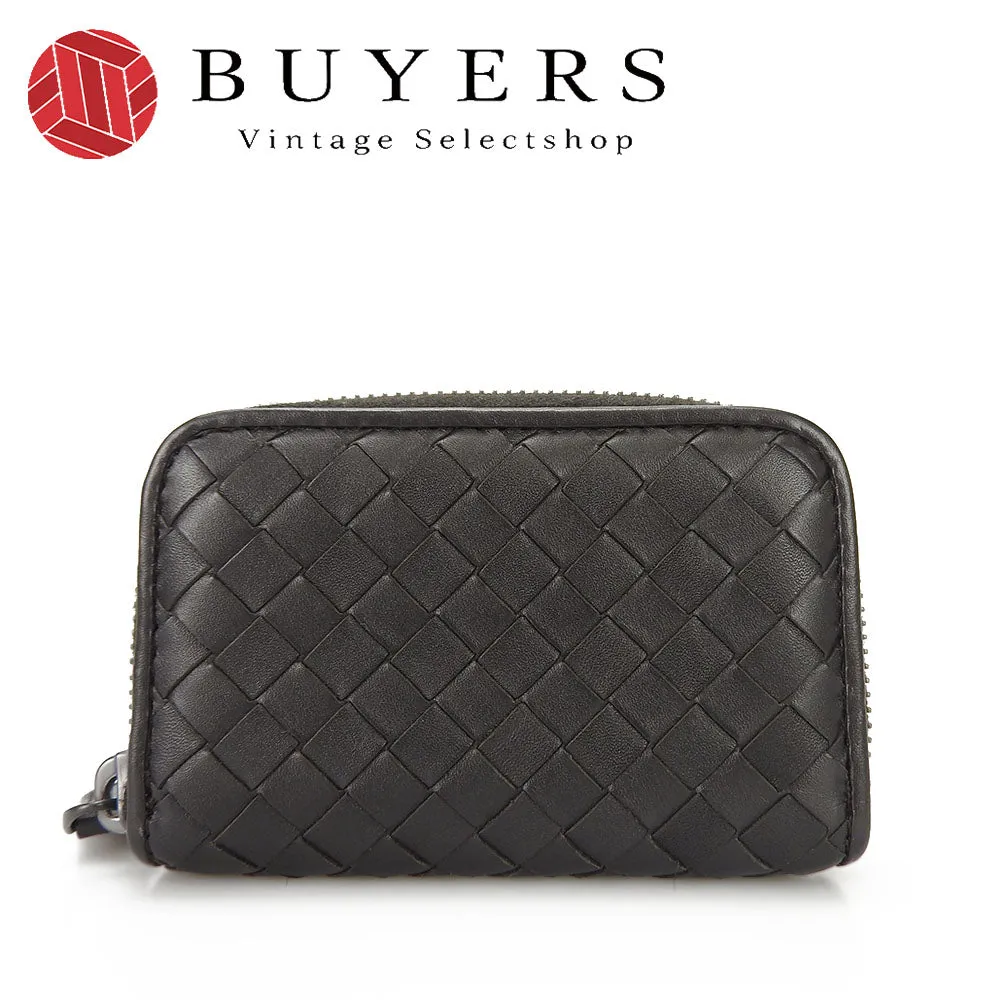 Bottega Veneta Leather Coin Case 114075