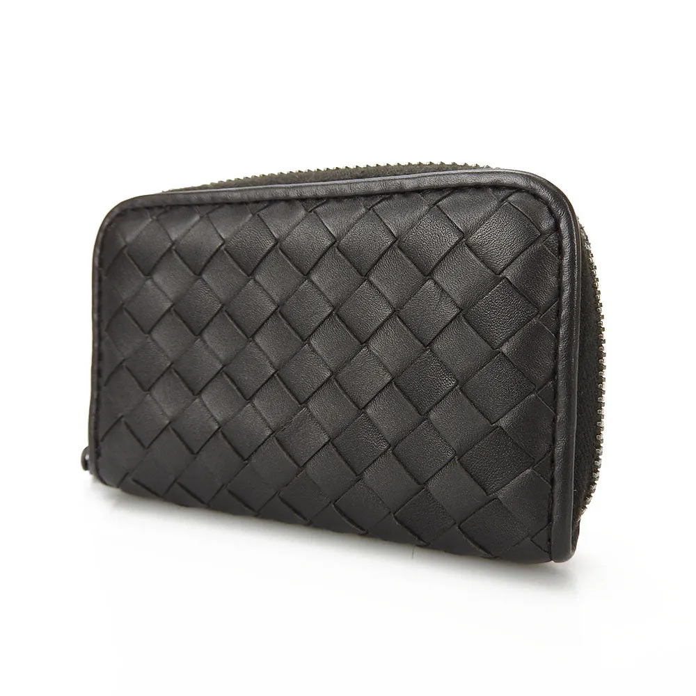 Bottega Veneta Leather Coin Case 114075