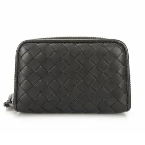 Bottega Veneta Leather Coin Case 114075