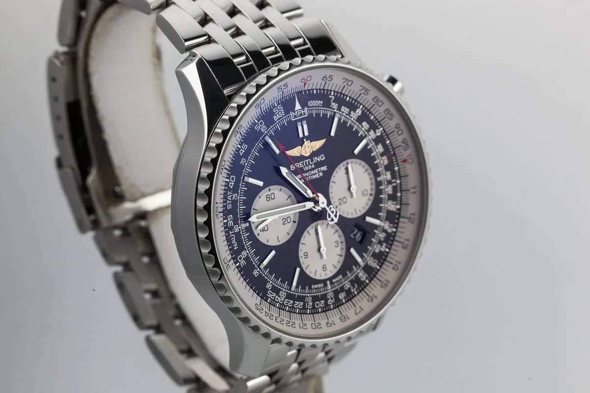 Breitling Navitimer 01 Panda Dial with Box and papers