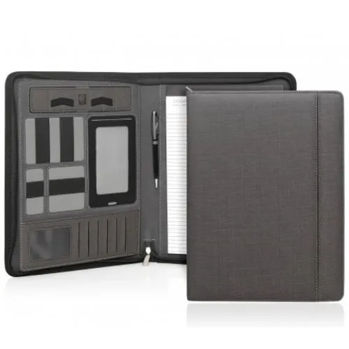 Cambridge Modern A4 Zippered Compendium - Charcoal