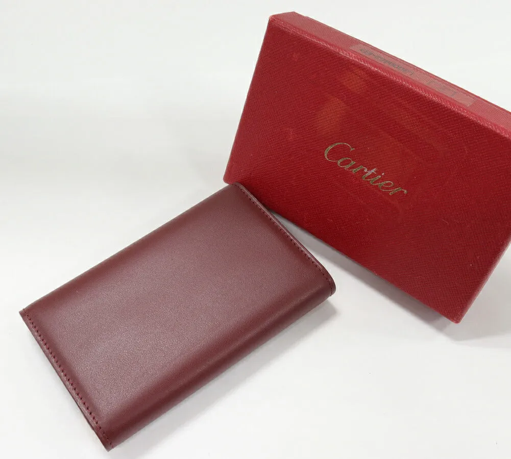 Cartier Must Line 6 Key Case Bordeaux