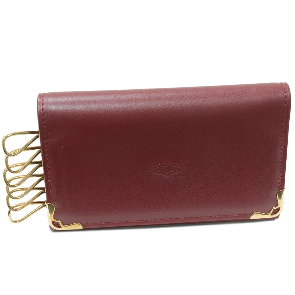 Cartier Must Line 6 Key Case Bordeaux