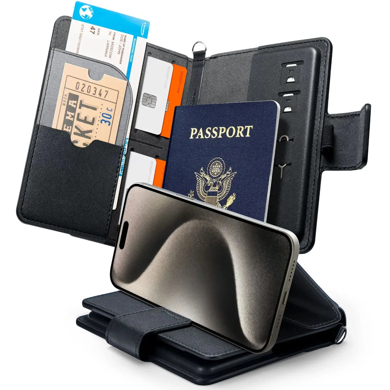 Caseology Passport Holder Card Holder With Stand