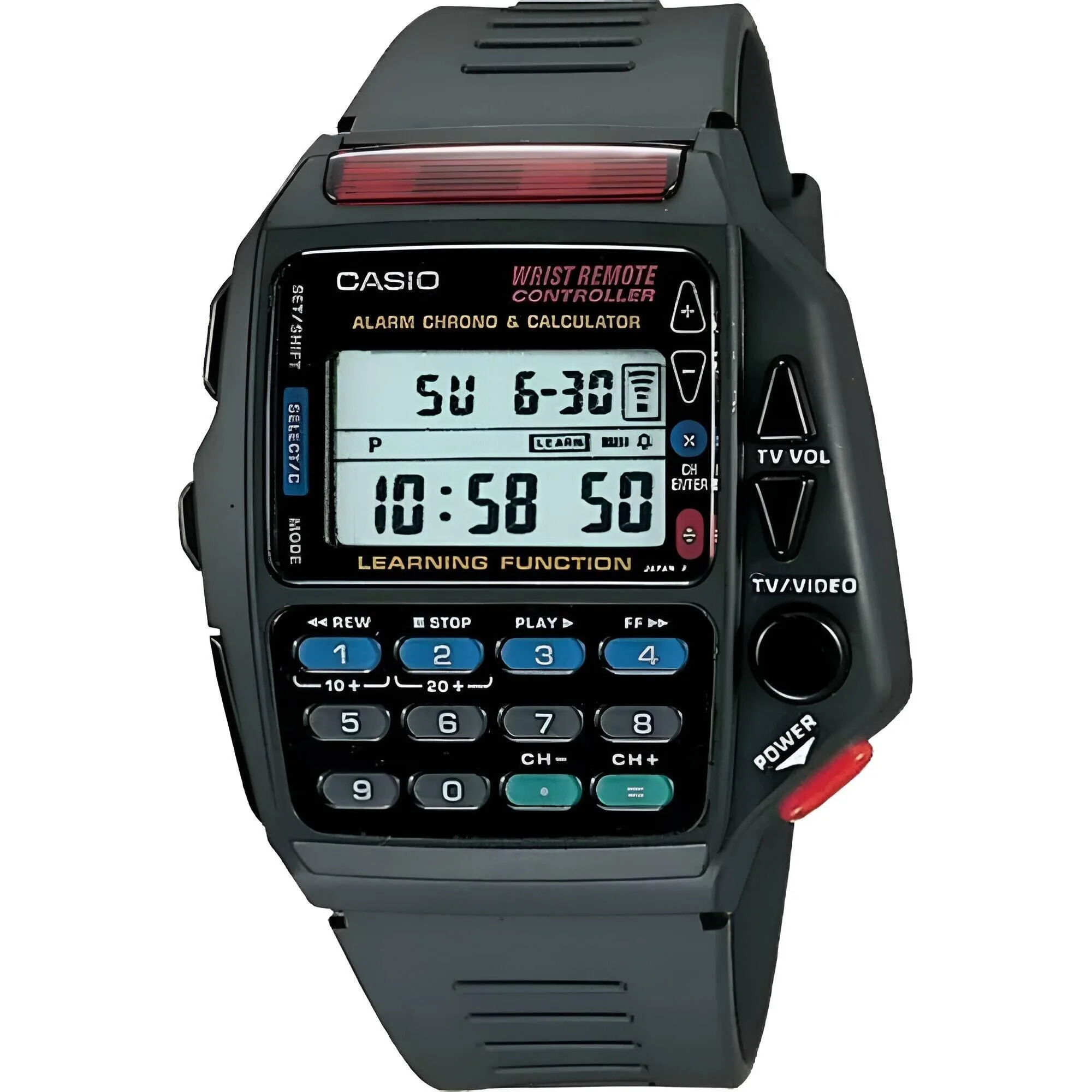 Casio Men's Digital Watch - Dual Time Calculator Grey Dial Resin Strap | CMD-40B-1C