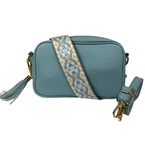 CB-8680 Lauren Crossbody Vegan Leather Blue