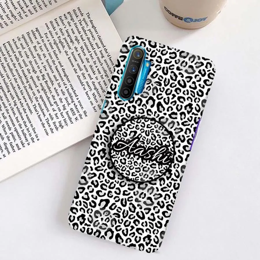 Chess Print & Leopard Design Slim Matte Case Cover