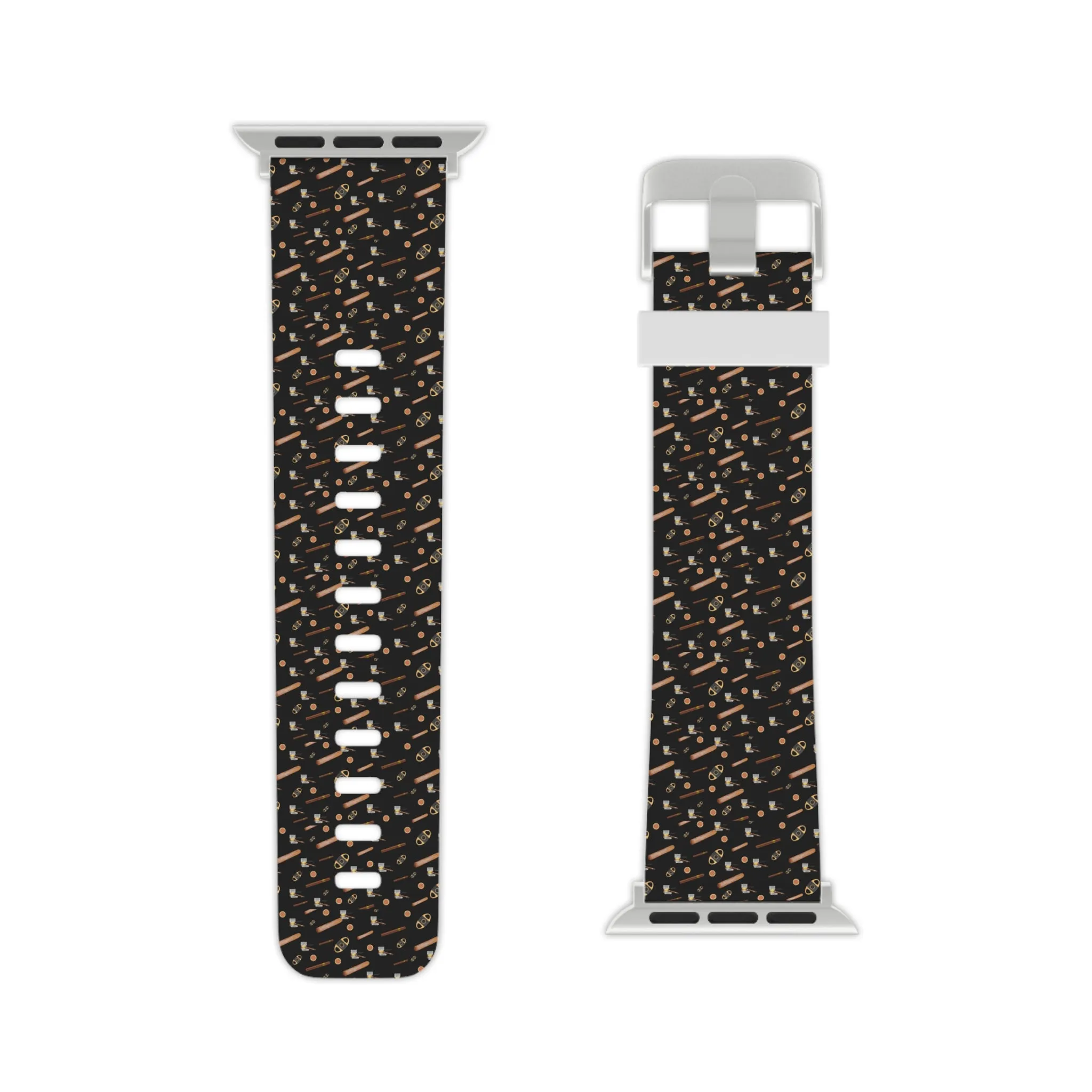 Cigars & Bourbon Watch Band for Apple Watch