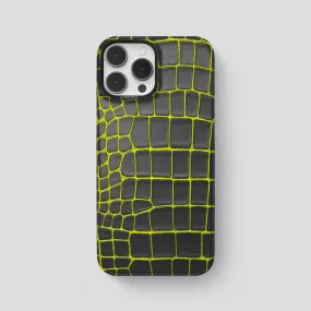 Classic Case For iPhone 14 Pro Max In Luminescent Alligator