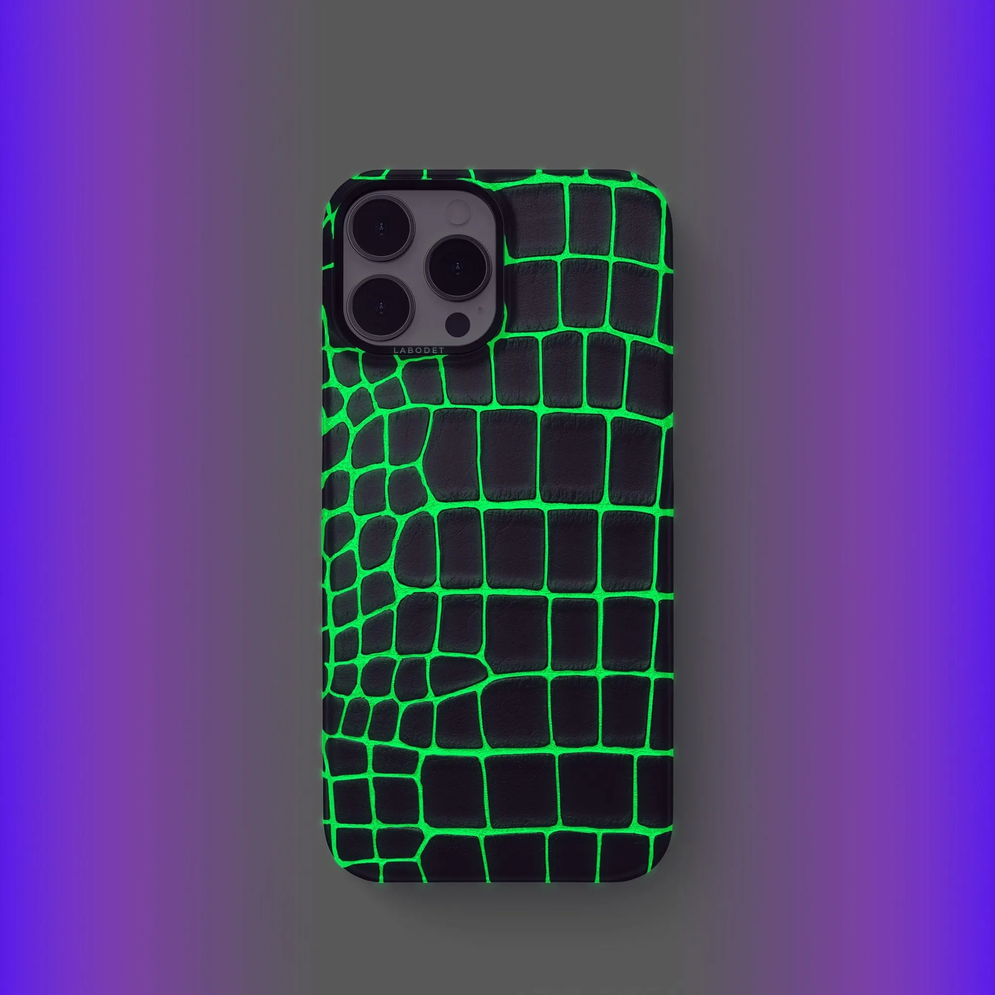 Classic Case For iPhone 15 Pro In Luminescent Alligator