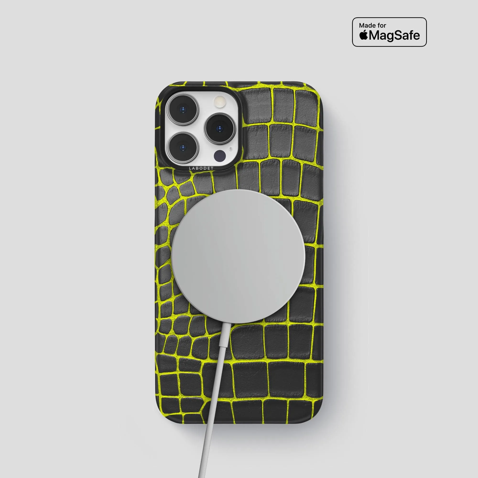 Classic Case For iPhone 15 Pro In Luminescent Alligator