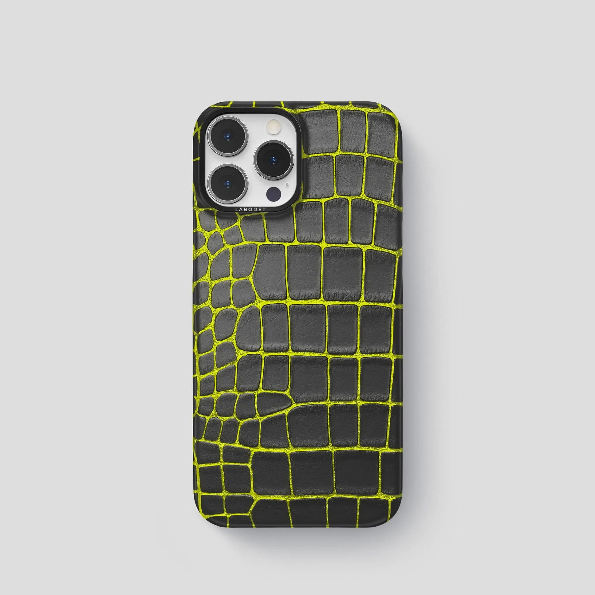 Classic Case For iPhone 15 Pro In Luminescent Alligator