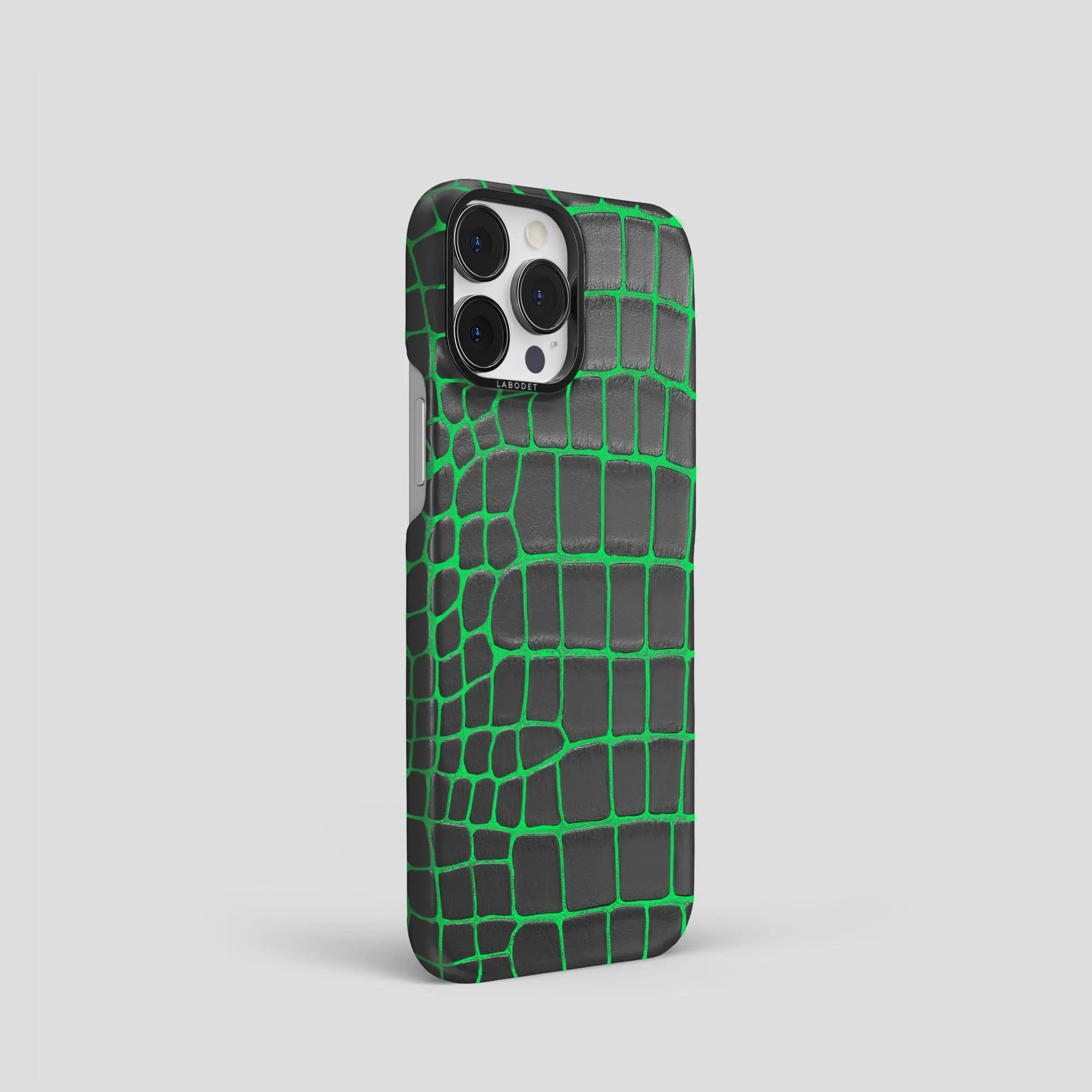 Classic Case For iPhone 15 Pro In Luminescent Alligator