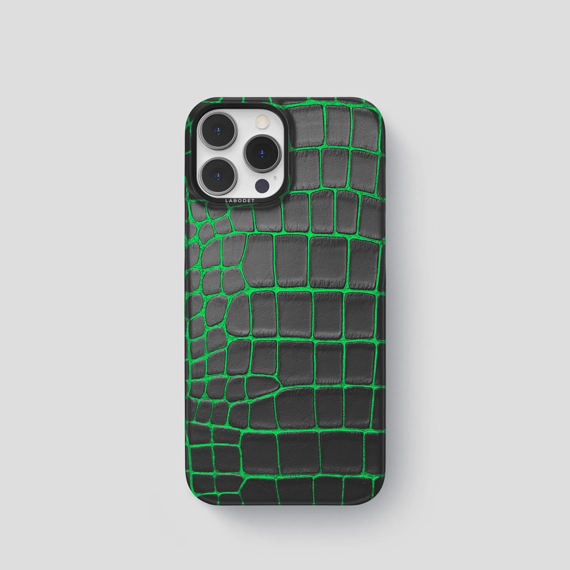 Classic Case For iPhone 15 Pro In Luminescent Alligator