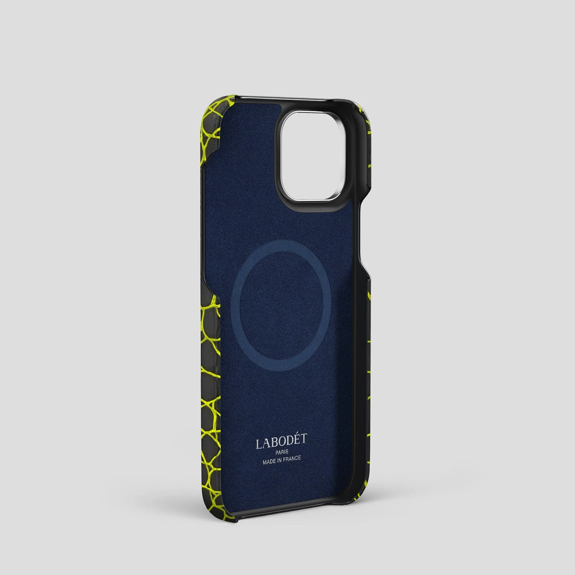 Classic Case For iPhone 15 Pro In Luminescent Alligator