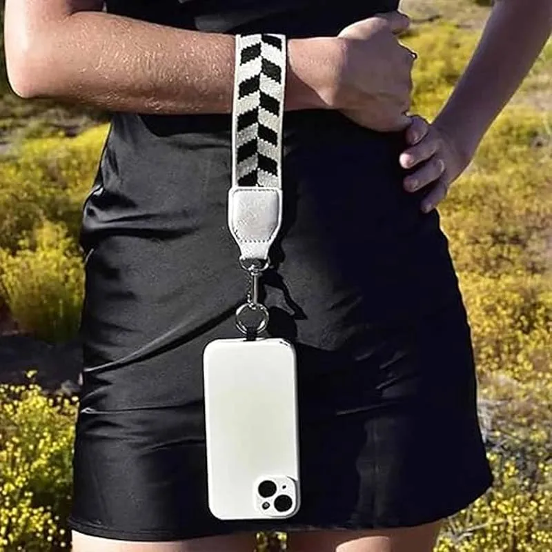 Clip and Go Phone Strap with Zippered Pouch and Crossbody Wallet